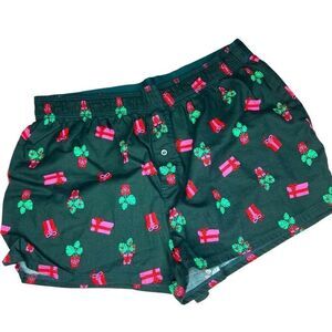 PINK Sleepwear Sleep Shorts Christmas Gifts Design S